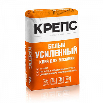 Клей цементный C2T КРЕПС Белый усиленный 25кг (56)
