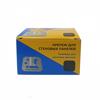 Кляймер № 6 для блок хауса, вагонки из осины, липы (80шт.)