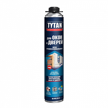 Пена ПРОФИ  750мл "TYTAN" для окон и дверей, всесезонная /TYTAN /ТИТАН 15539 (12)