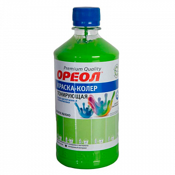 Колер зеленое яблоко 0,5л /ОРЕОЛ (10)