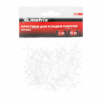 Крестики 1,5мм для кафеля 100шт /MATRIX 88084 (20)