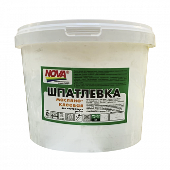 Шпатлевка масляно-клеевая 1,3кг /NOVA (12)