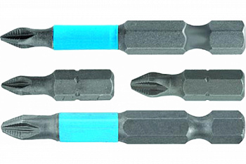 Бита 1/4" PH 0-25мм, Профи, сталь S2 с насечкой (Поштучно, 20 шт. в блистере) /WhirlPower