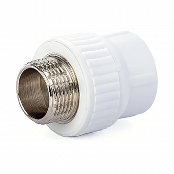 Муфта комбинированная ППРС (25х3/4") наружная резьба /Lammin Lm31041025020 (40)