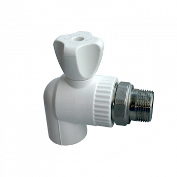 Кран шаровый ППРС (20*1/2") для радиатора угловой Premium /Lammin Lm31176020015 (50/10)