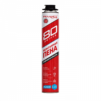 Пена ПРОФИ 1000мл "REALIST PRO RED 80" зимняя (12)