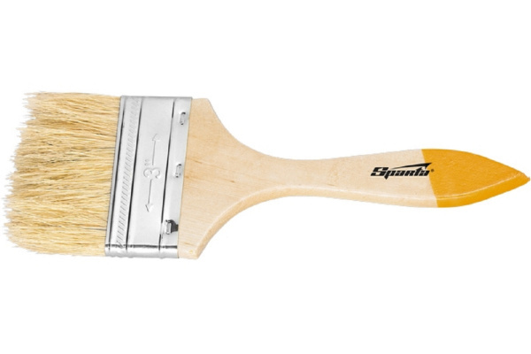 Кисть фэ 2,5  63мм нат. щетина  Slimline   SPARTA 824355  600 12