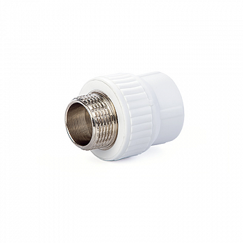 Муфта комбинированная ППРС (25х1/2") наружная резьба /Lammin Lm31041025015 (25)