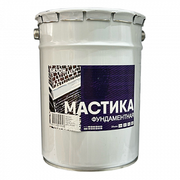 Мастика гидроизоляционная для фундамента,  5кг /БИЗОН (180/1)