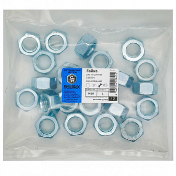 Гайка оцинкованная М18 DIN 934 (1упак=1кг) /SteelRex