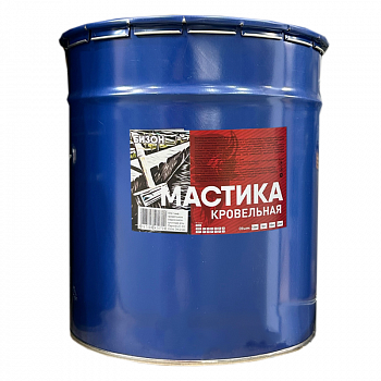 Мастика гидроизоляционная для кровли, 20кг /БИЗОН (33/1)