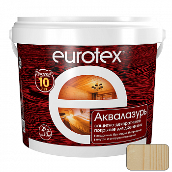 Защитно-декоративное покрытие Бесцветный  0,9кг Аквалазурь /EUROTEX (6)