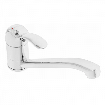 Смеситель для кухни "Provance" одноручный с длинным изливом, хром /GROSS AQUA 3509586C-G0146