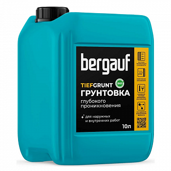 Грунтовка 10л глубокогопроникающая TIEFGRUNT /Bergauf /Бергауф  24514